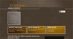 Desktop Screenshot of drmoossy.com